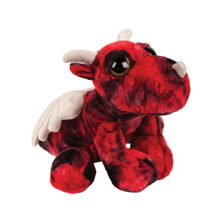 Small red flash dragon plush toy