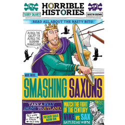 Smashing Saxons Horrible Histories front cover