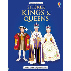 kings and queens sticker book front cover