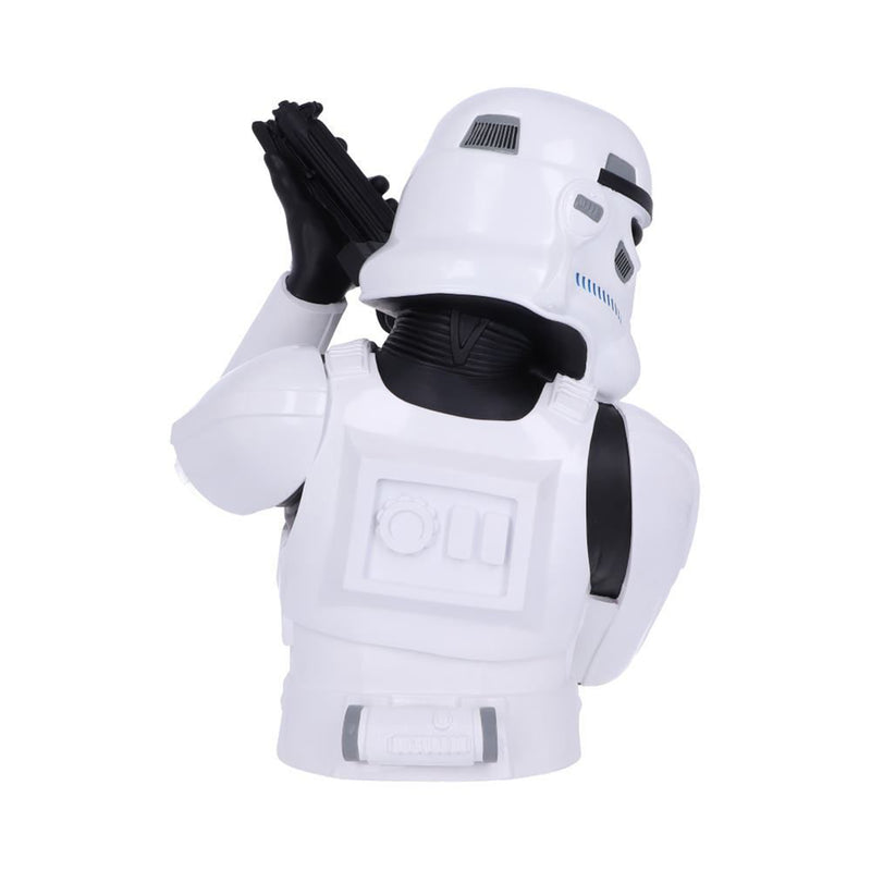 Stormtrooper Bust with blaster back view