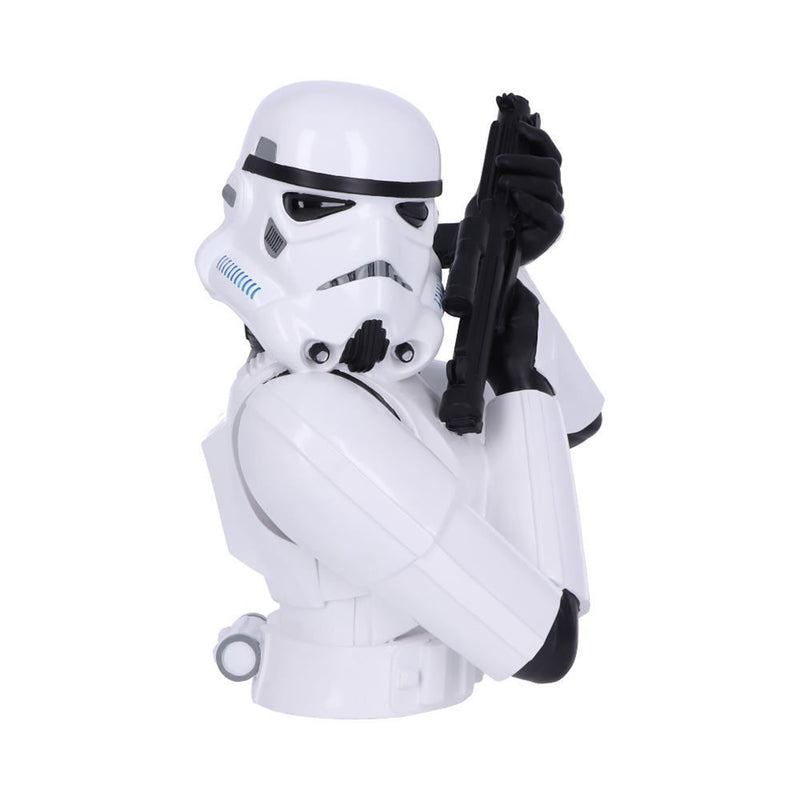 Stormtrooper Bust with blaster right side view