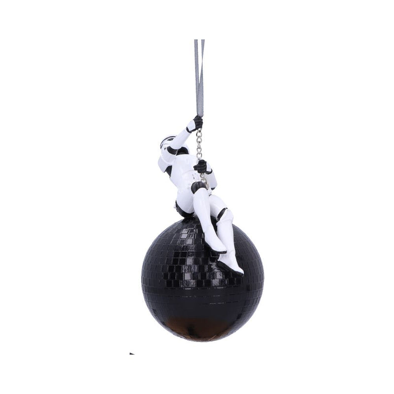 Stormtrooper lounging on Wrecking Ball Hanging Decoration- front view