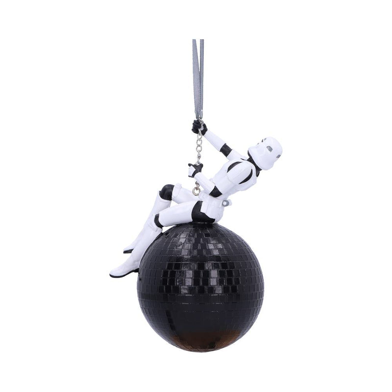 Stormtrooper lounging on Wrecking Ball Hanging Decoration- left view