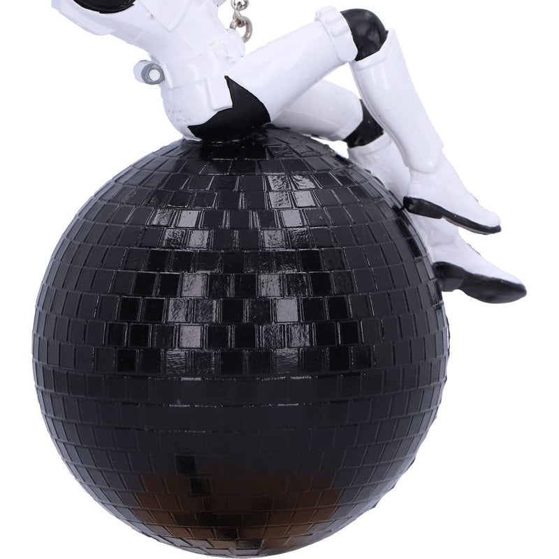 Stormtrooper lounging on Wrecking Ball Hanging Decoration-wreckingball detail closeup