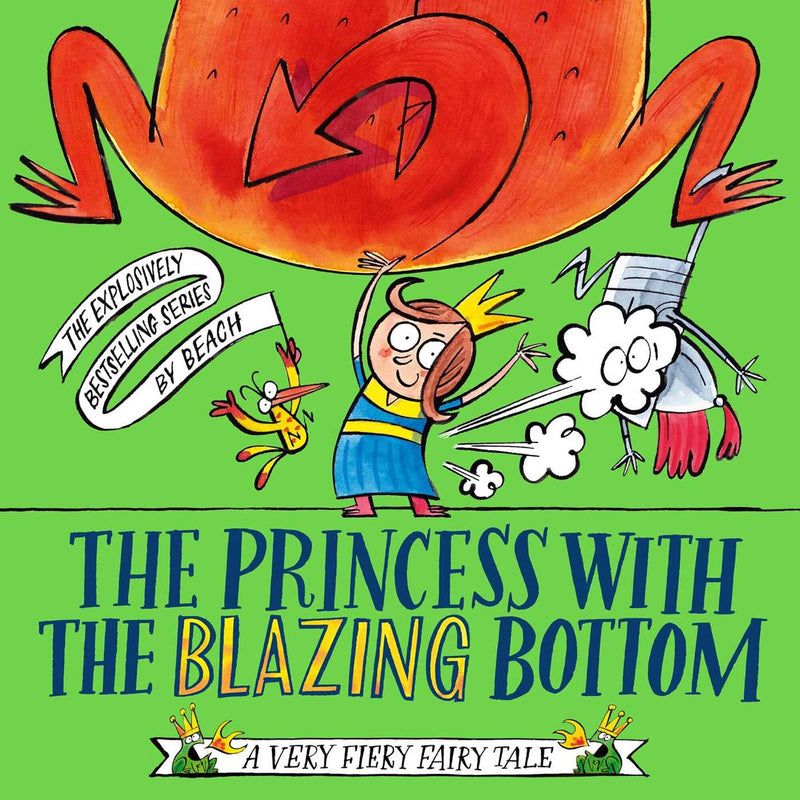 the princess with the blazing bottom front cover