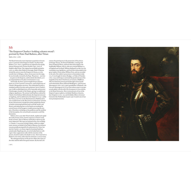 Treasures of the Royal Armouries Book emperor Charles v spread
