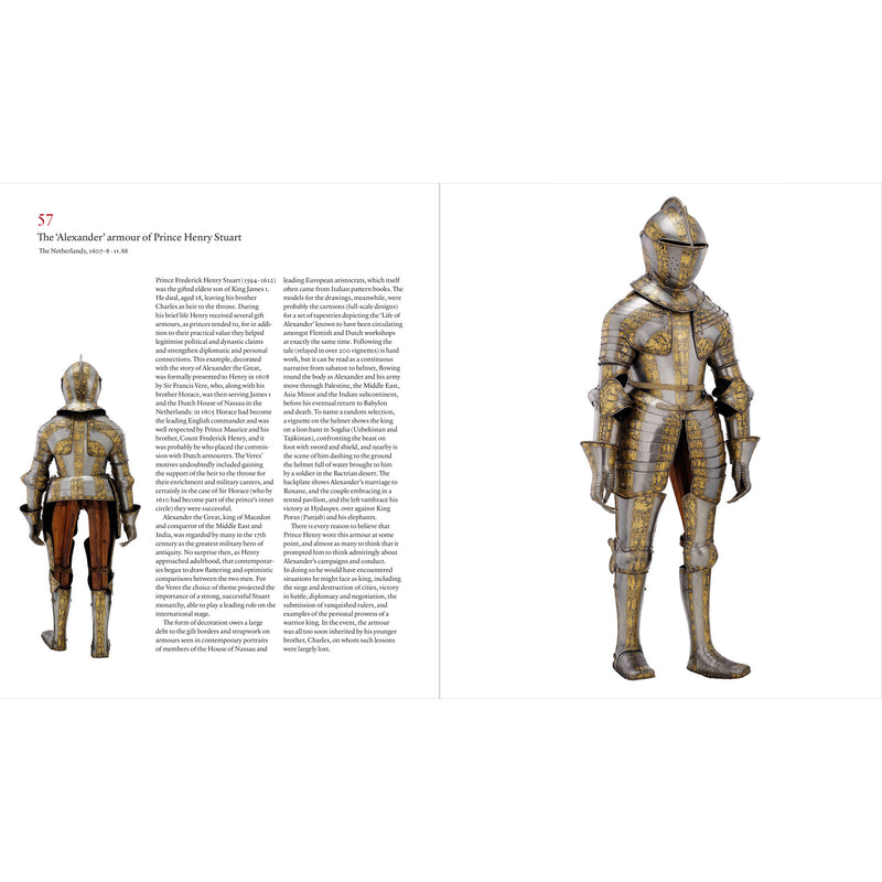 Treasures of the Royal Armouries Book the alexander armour spread