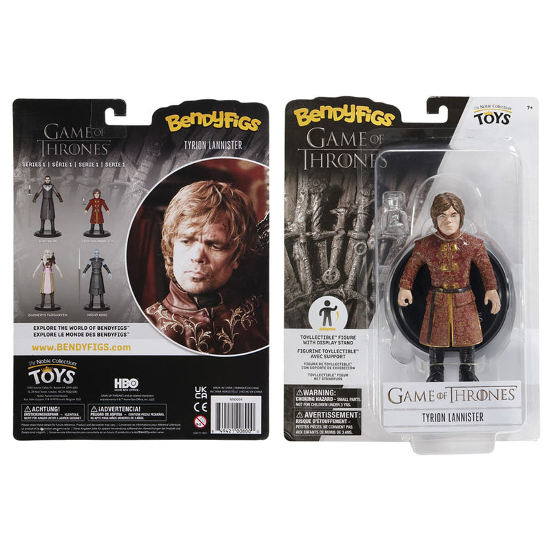 Tyrion Lannister Bendyfig packaging- front and back view