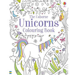 unicorns colouring book