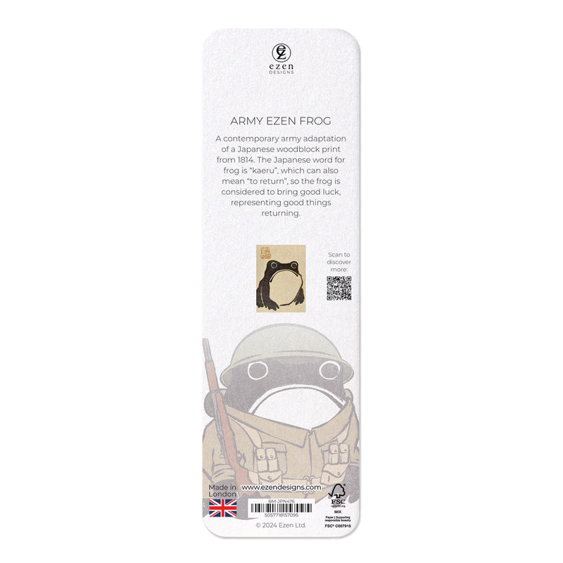 WWI Army Ezen Frog - Bookmark