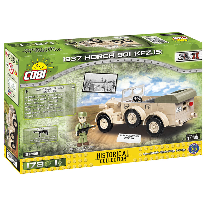 WWII 1937 Horch 901 (KFZ 15) back of box