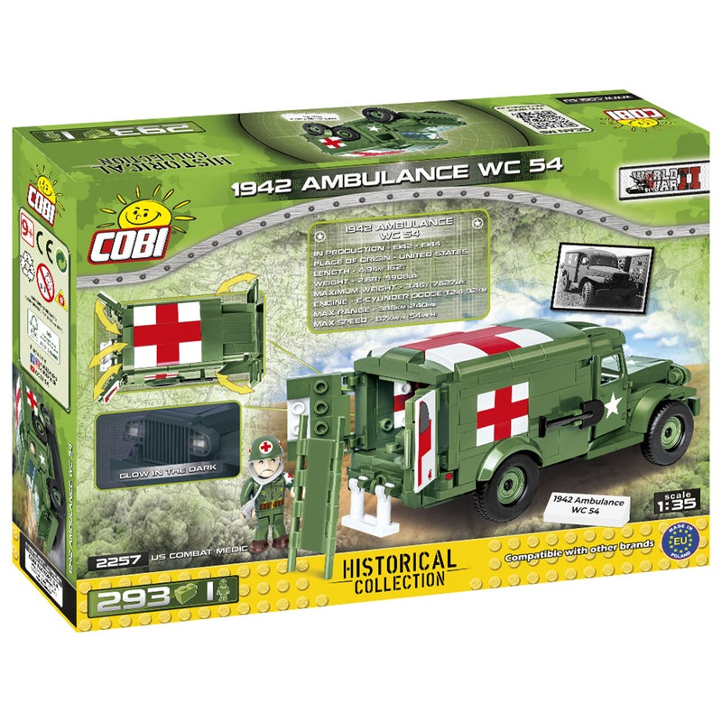 WWII Dodge WC-54 Ambulance model back of box
