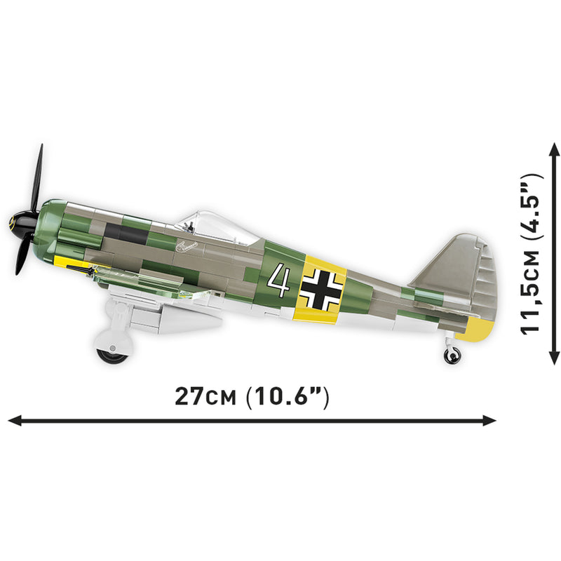 WWII Focke-Wulf FW 190 A5 completed model with measurements