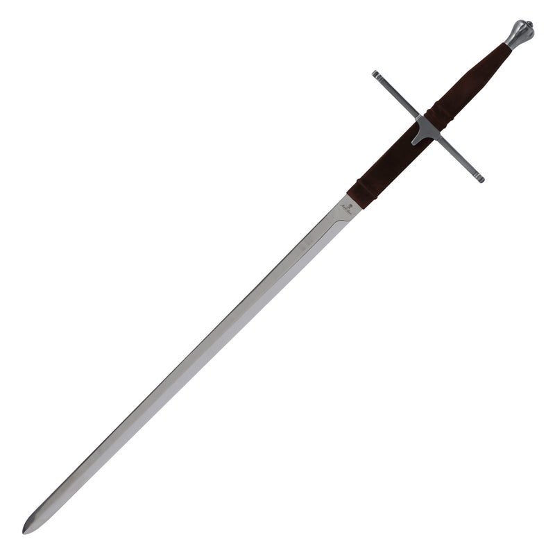 William Wallace Two Handed Sword replica full length at an angle