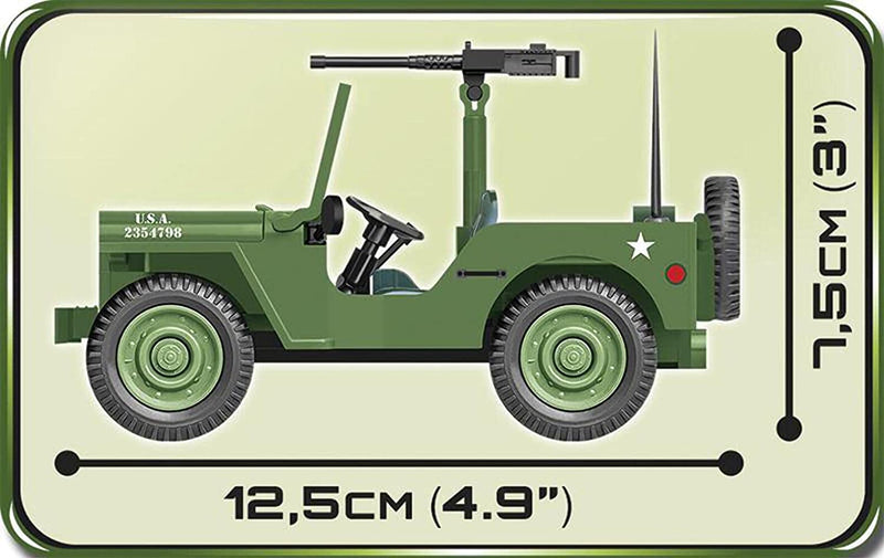 Willys MB 1/4 Ton 4x4 model scale illustration