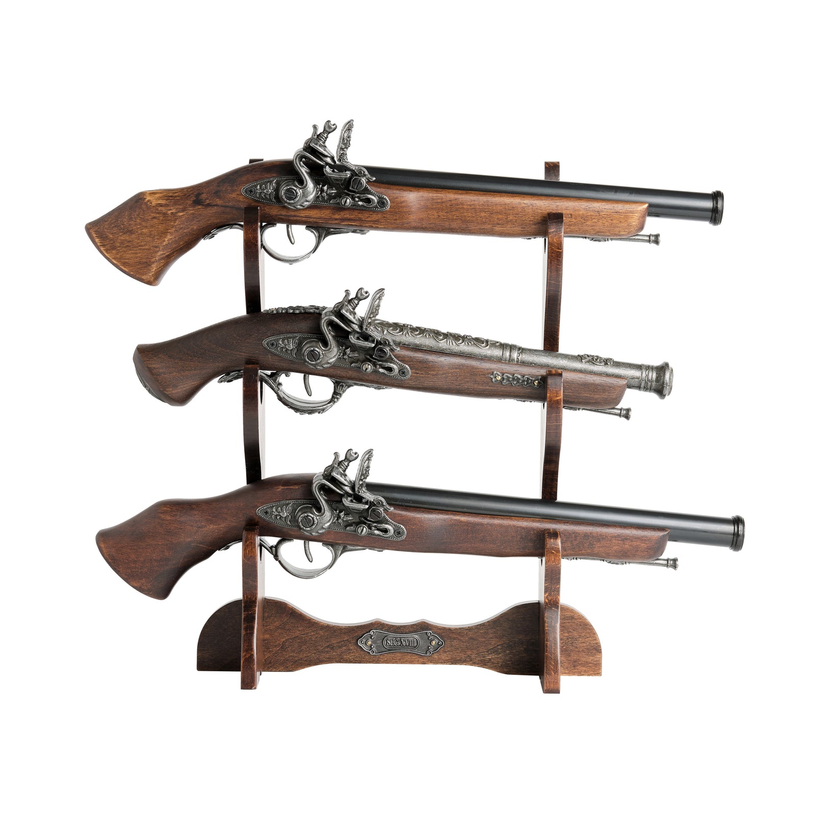 Wooden Three-pistol Display Stand – Royal Armouries Museum Shop