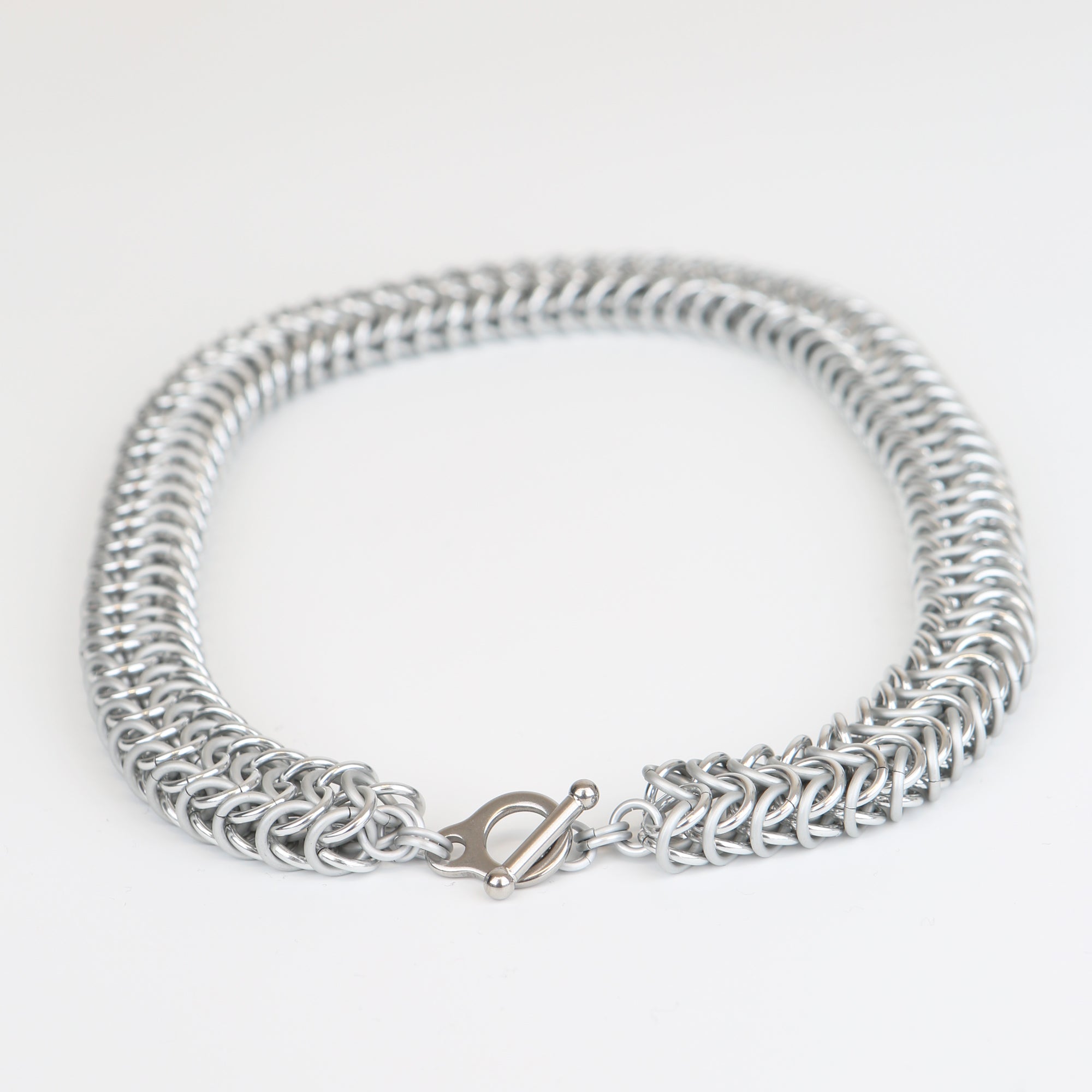 Rope Chainmail Necklace; Silver - Anjo Designs – Royal Armouries Museum ...