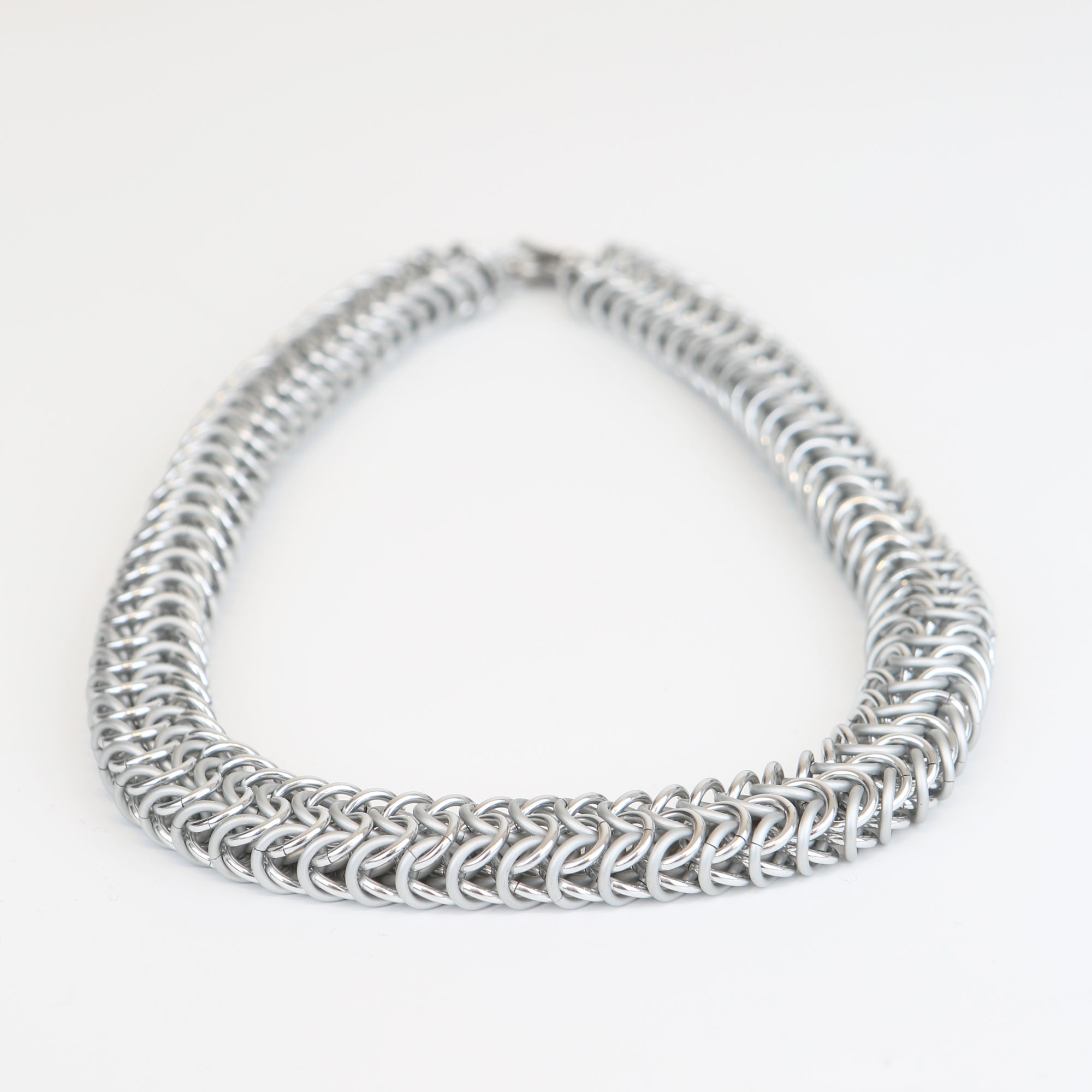 Rope Chainmail Necklace; Silver - Anjo Designs – Royal Armouries Museum ...