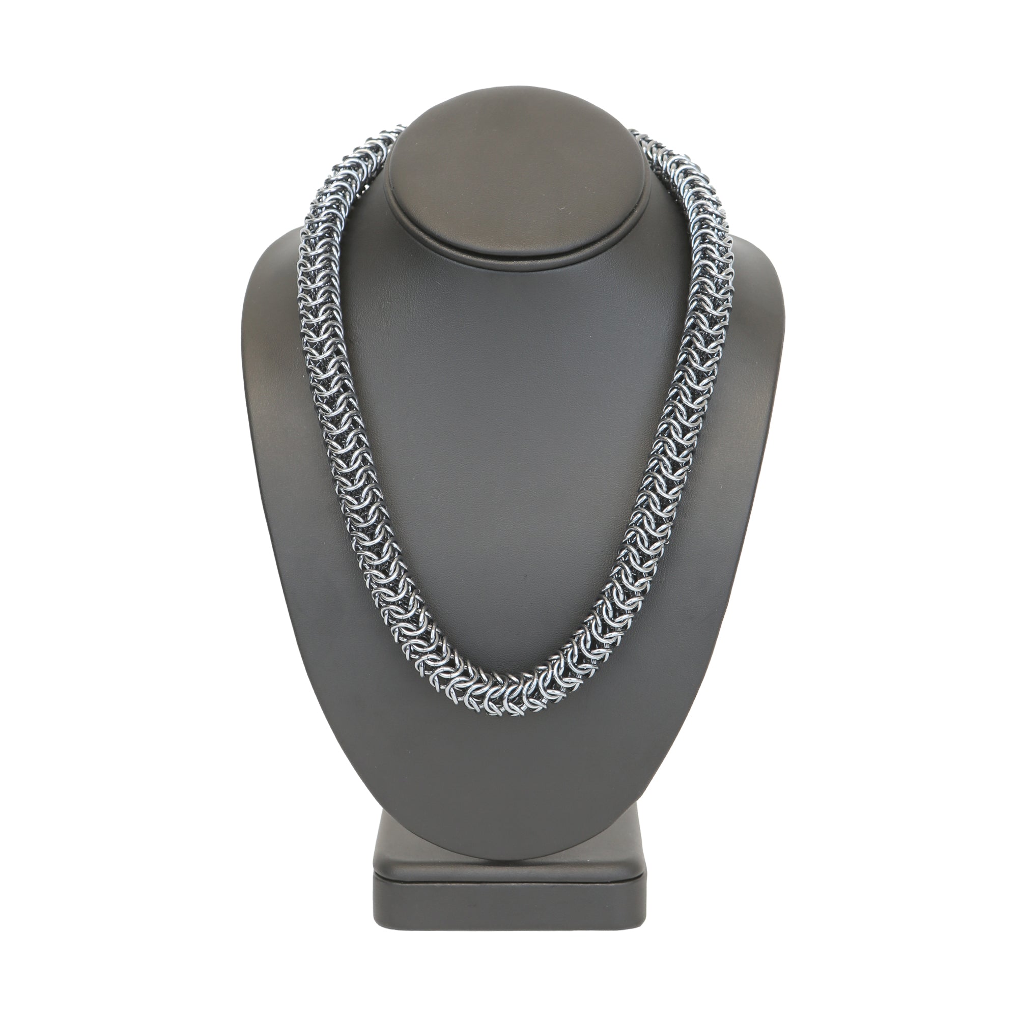 Rope Chainmail Necklace; Gun-metal - Anjo Designs – Royal Armouries ...