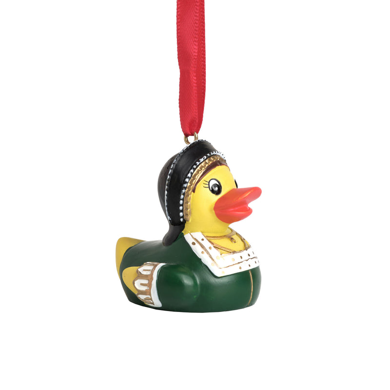 Anne Boleyn rubber duck toy right side view