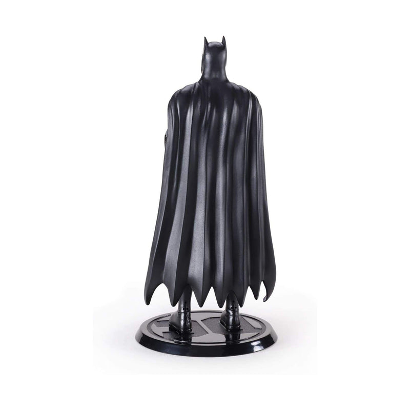 batman comic bendyfig on stand back view