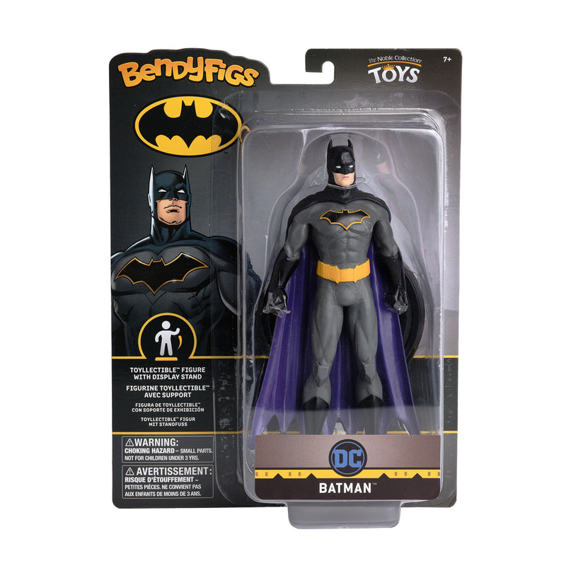 batman comic bendyfig front of packaging