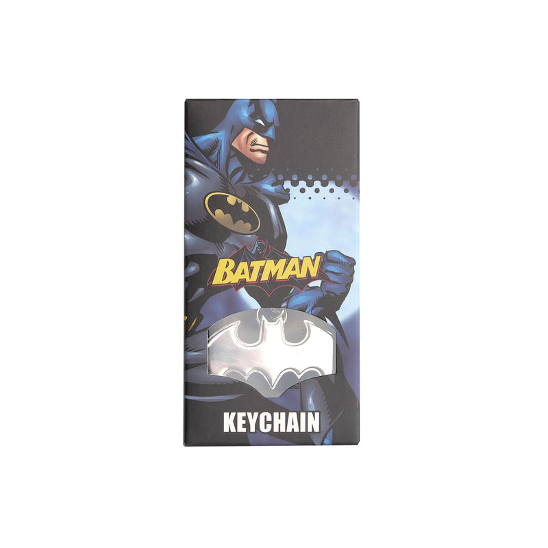 batman logo keychain front of packaging