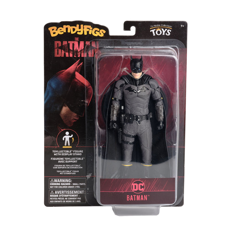 the batman movie bendyfig front of packaging