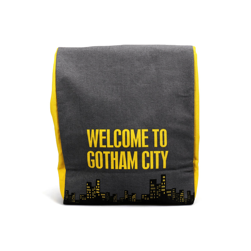 Batman welcome to Gotham City Bat Signal roll-top lunch bag
