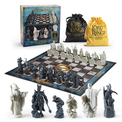 Lord of the rings battle for middle earth chess set and contents.