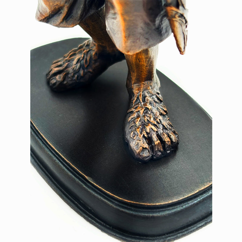 bilbo baggins bronze sculpture feet