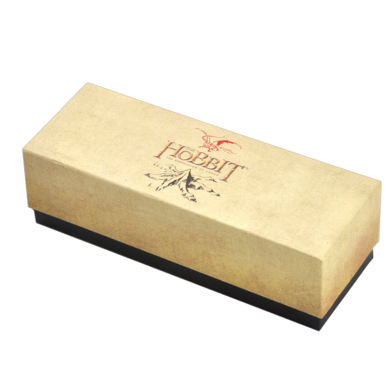 Beige box with 'Hobbit' branding on a white background