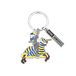 blue and yellow jouster keyring