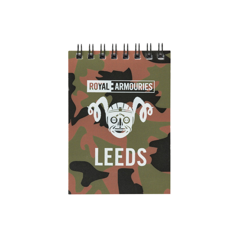 dark camo print notebook