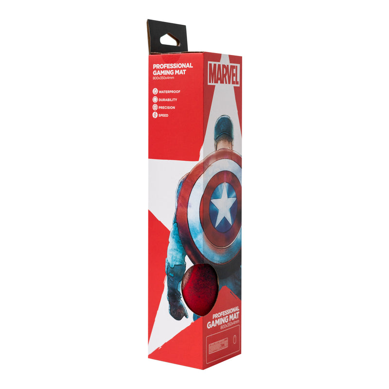 captain america xl mouse mat box