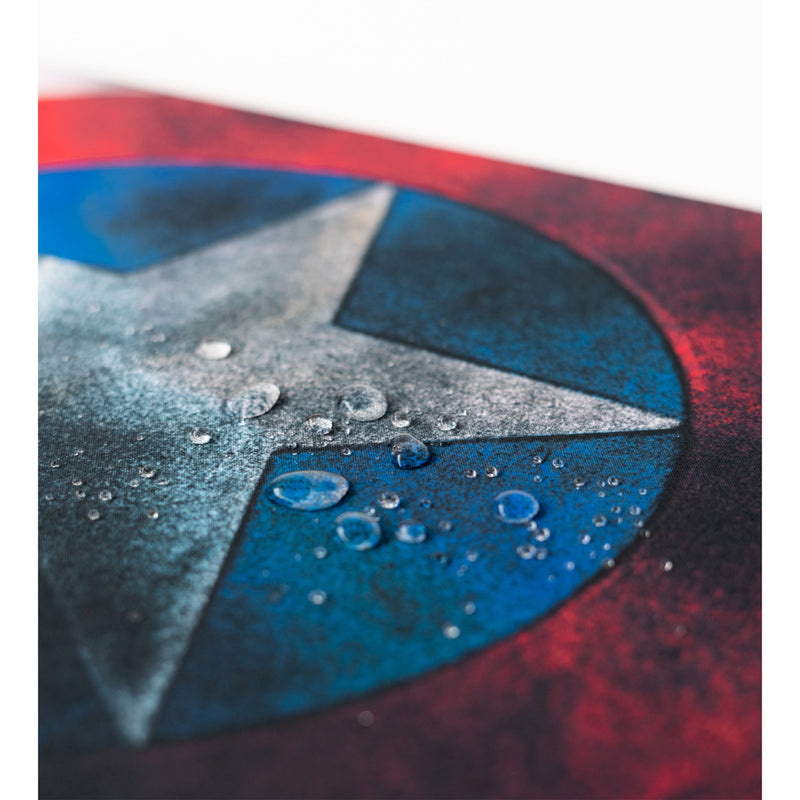 captain america xl mouse mat detail