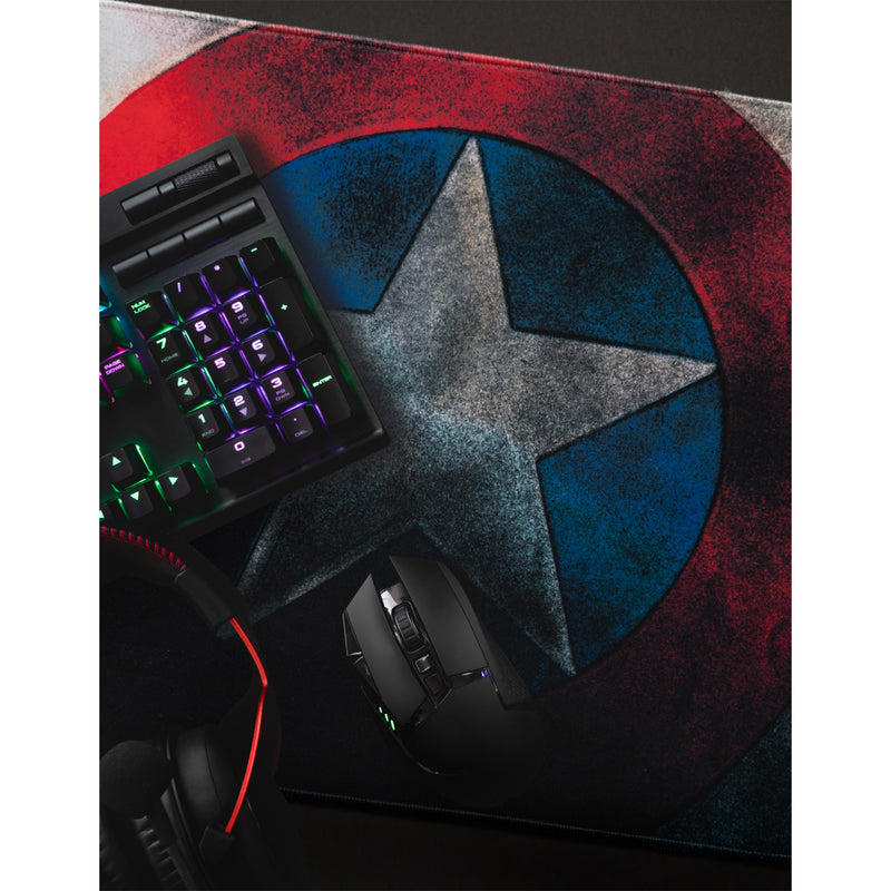 captain america xl mouse mat lifestyle image