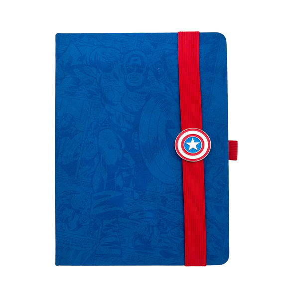 Captain America Luxe Slider Notebook - Marvel Comics – Royal Armouries ...