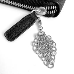 European chain maille zip clip
