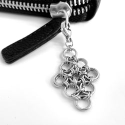 Japanese chain maille zip clip