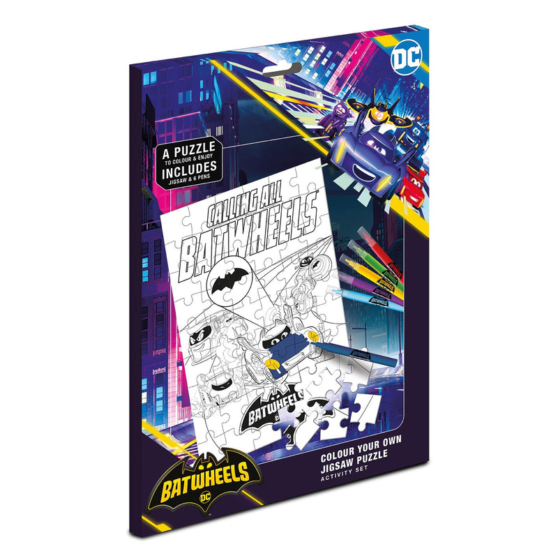 batman create your own jigsaw box on white background