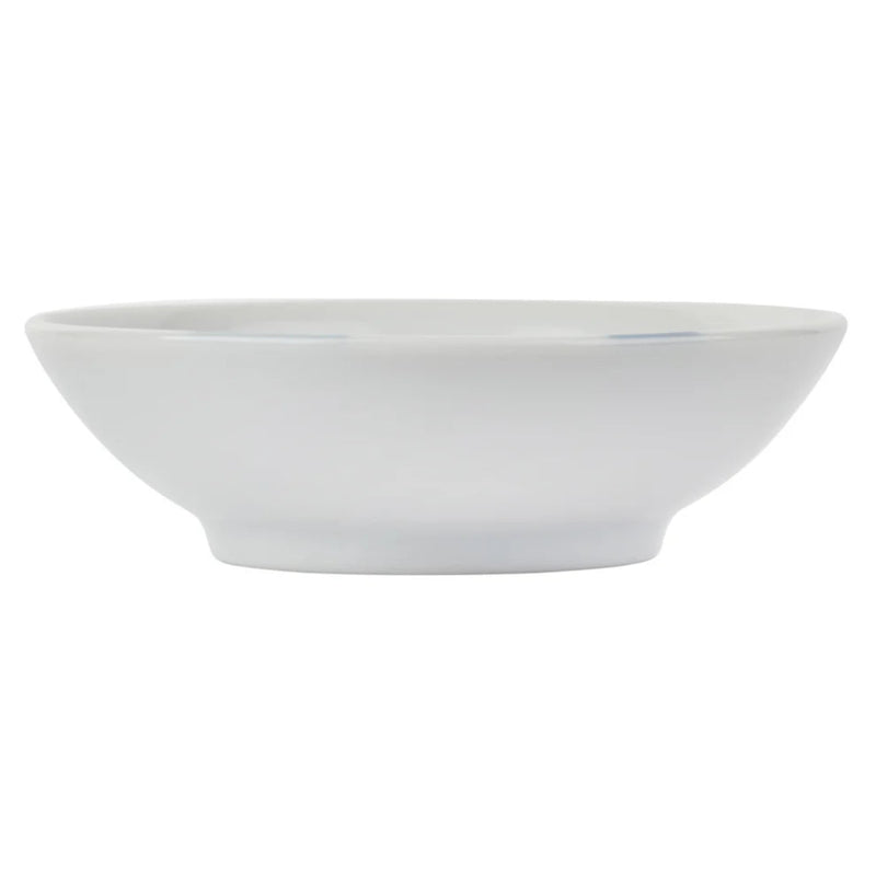 White ceramic bowl on a white background