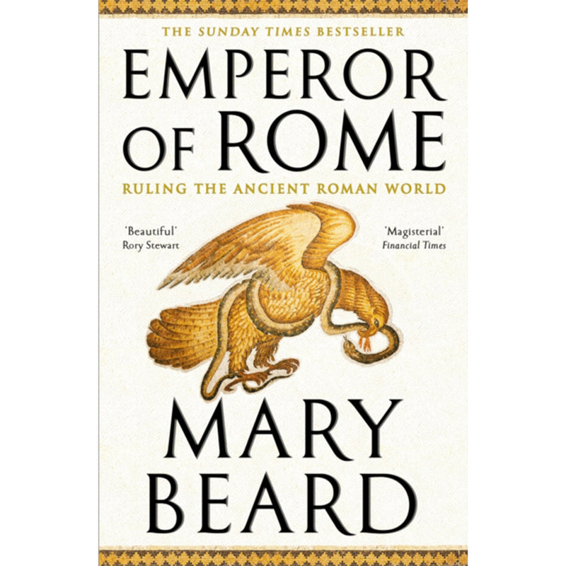 emperor of rome front cover featuring an image of an eagle locked in battle with a snake