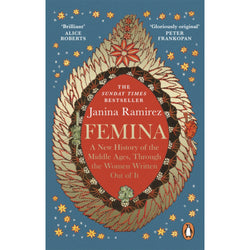 femina front cover featuring a medieval illumination style drawing of a flower