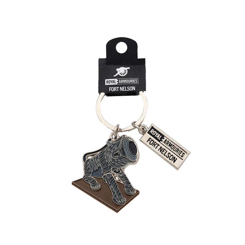 tiger cannon keyring with packaging