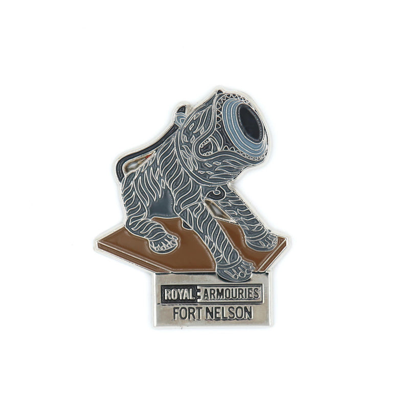 fort nelson tiger cannon magnet