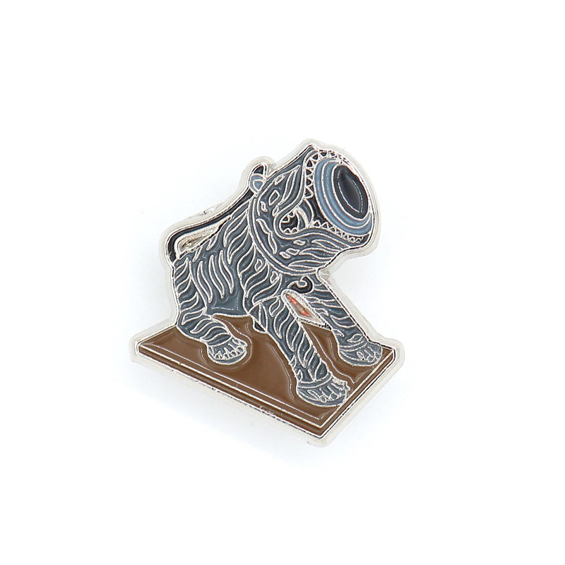 fort nelson tiger cannon pin badge