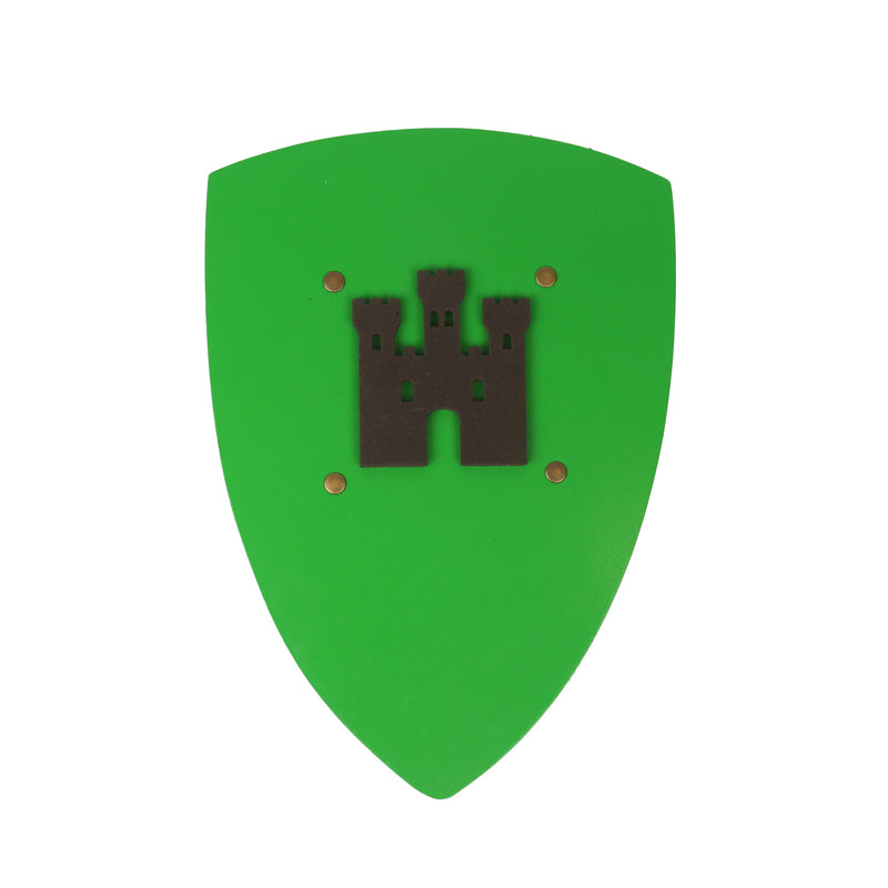 Colourful Wooden Medieval Shield