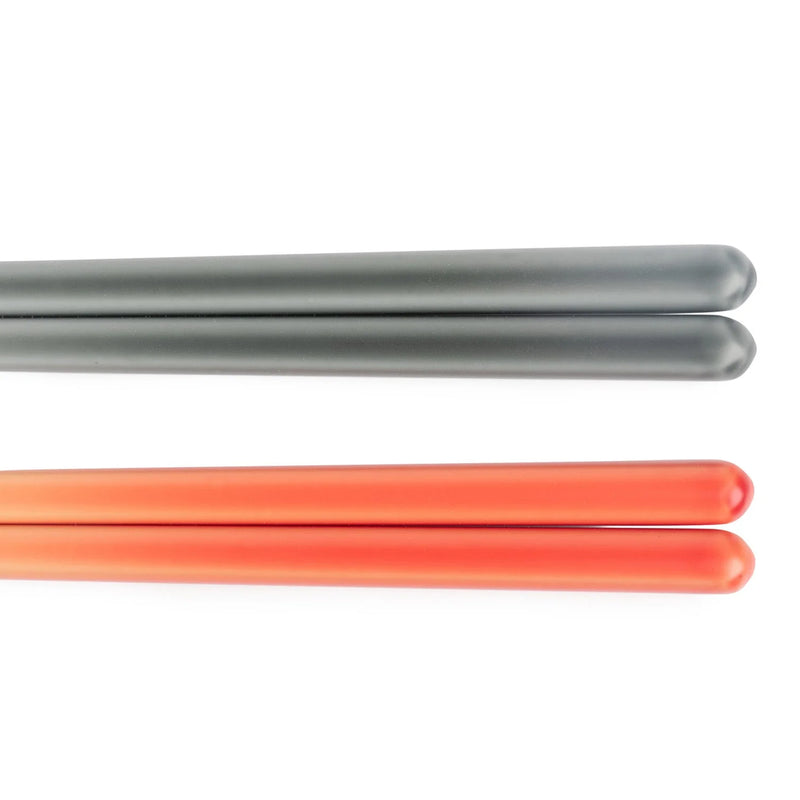 Grey & Orange Wonderful Mealtime Premium Chopstick Set