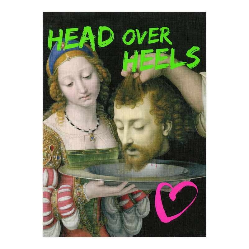 Head Over Heels Greeting Card